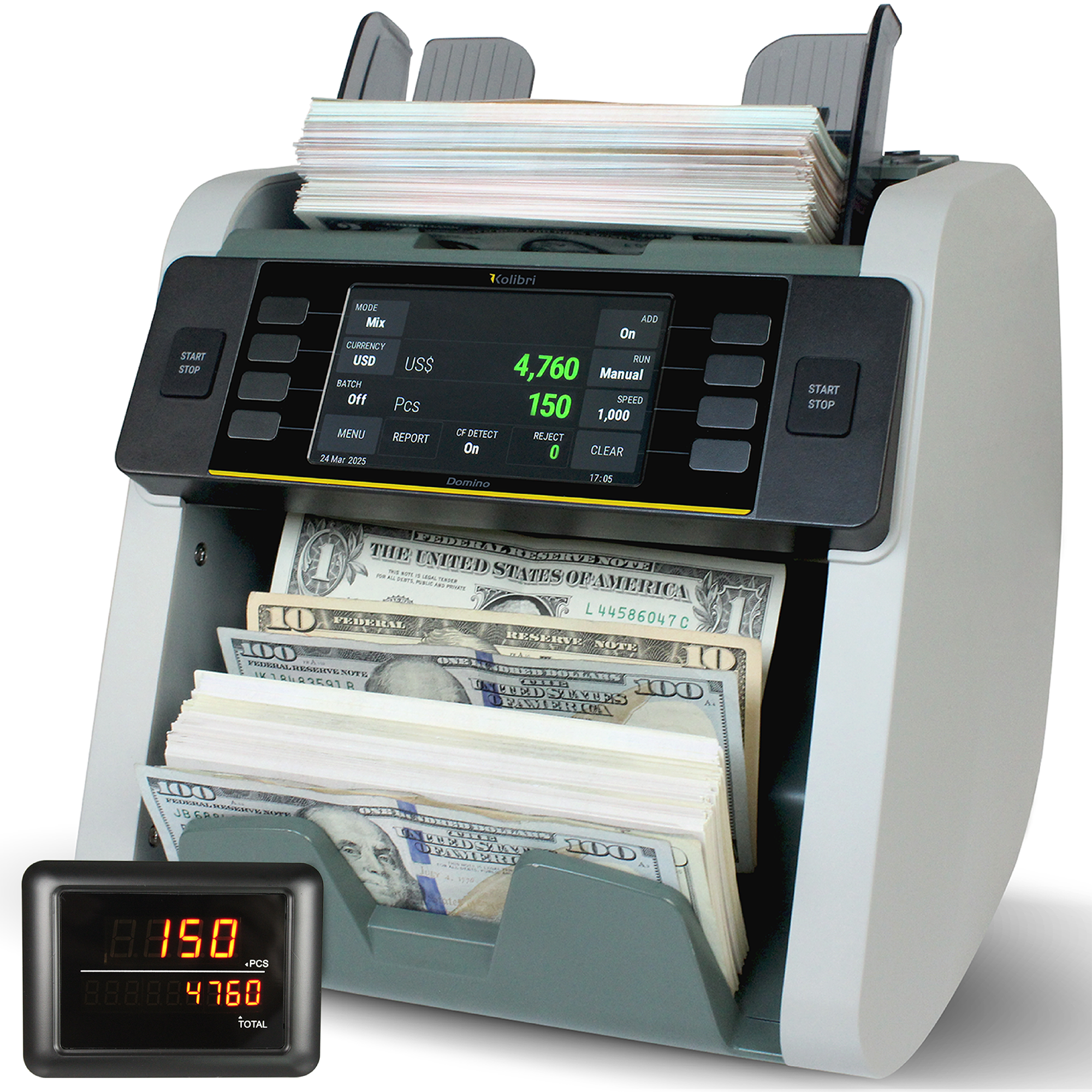 Kolibri Domino V2 Mixed Bill Counter