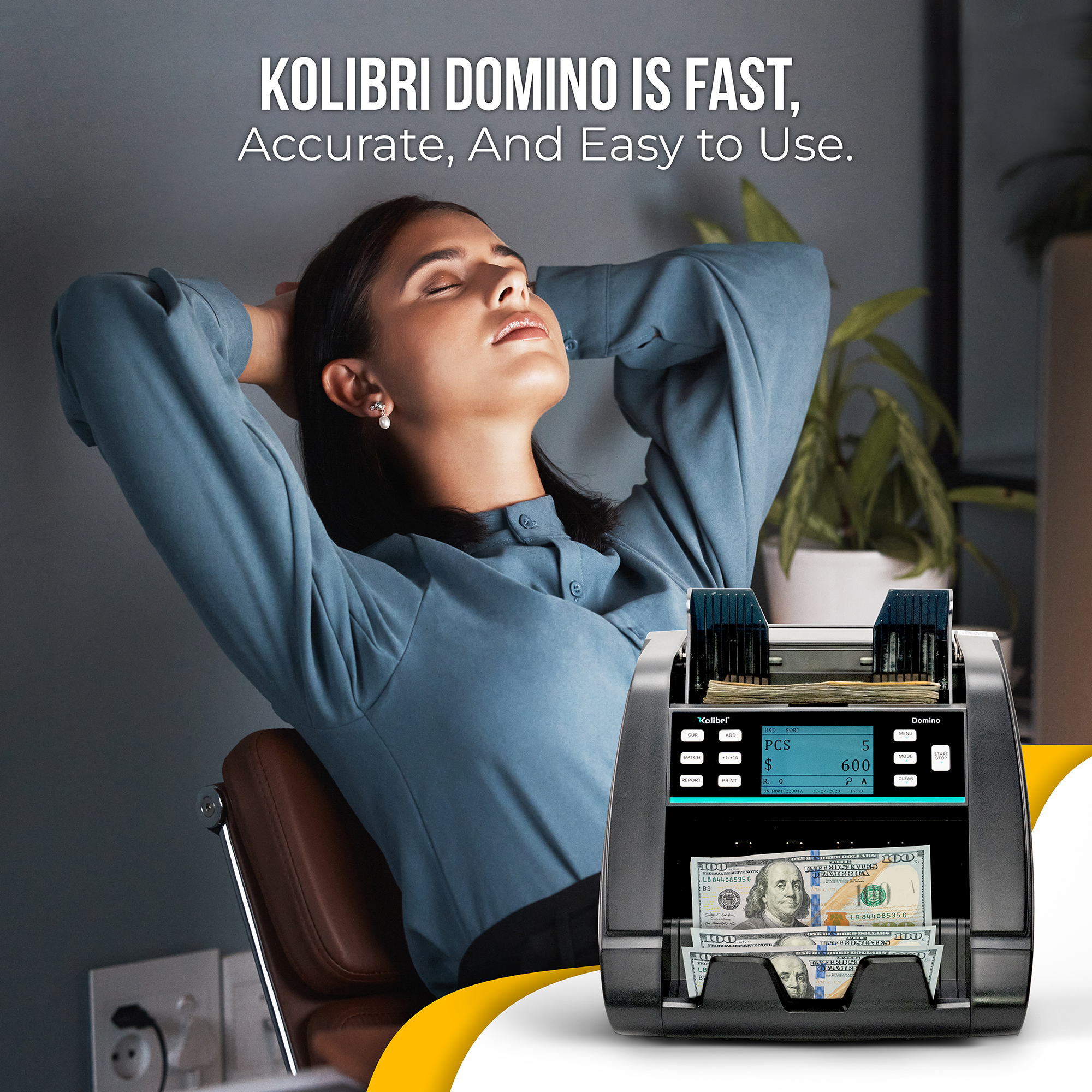 Kolibri Domino Mixed Bill Counter