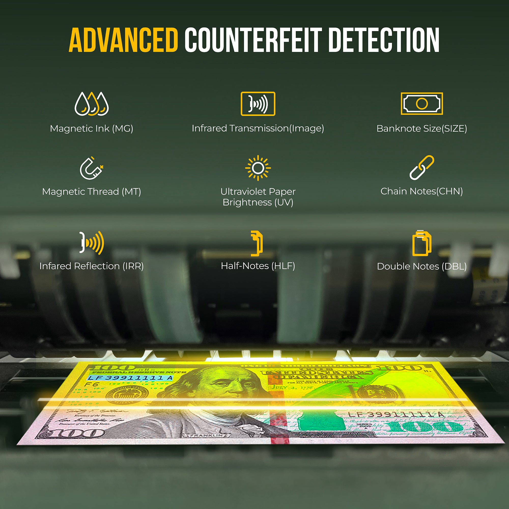 Kolibri KBR-1500 V2 Mixed Bill Counter