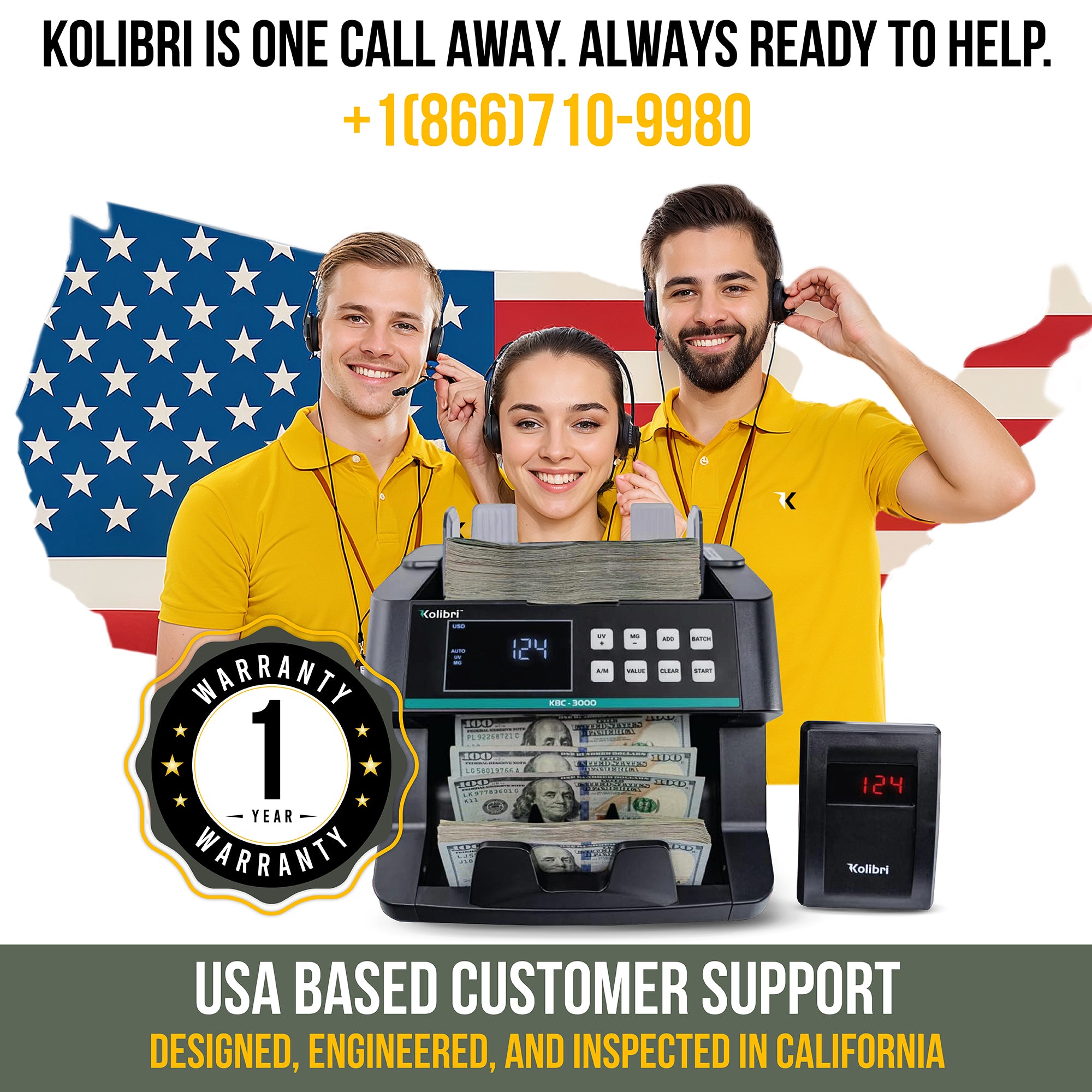 Kolibri KBC-3000 Money Counter