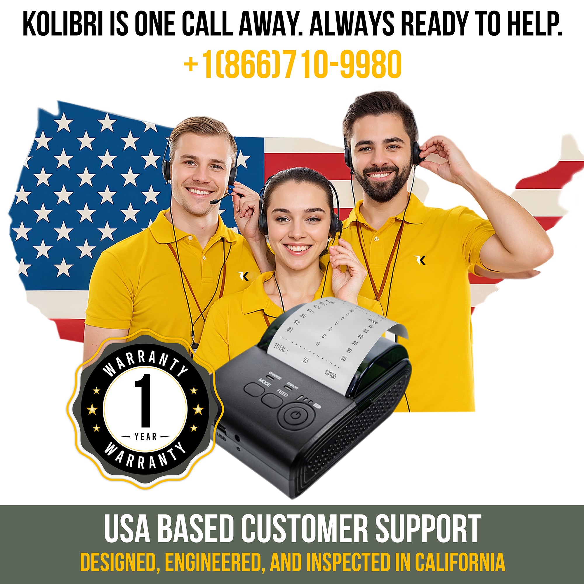 Kolibri KTP-1000 Cash Printer
