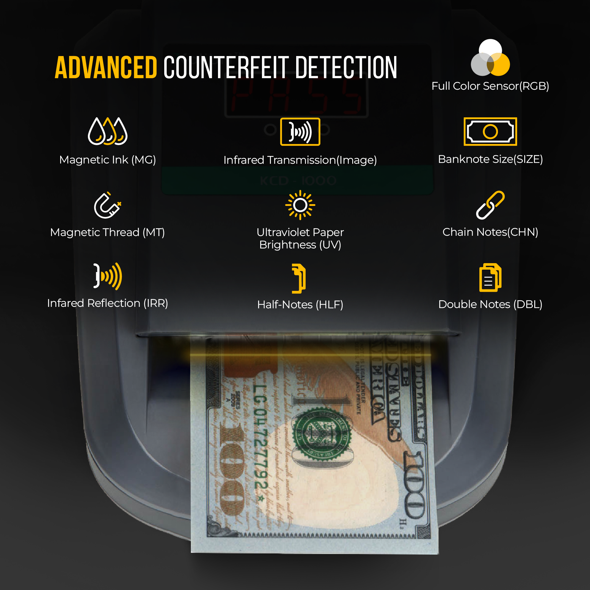 Kolibri KCD-1000 Counterfeit Detector