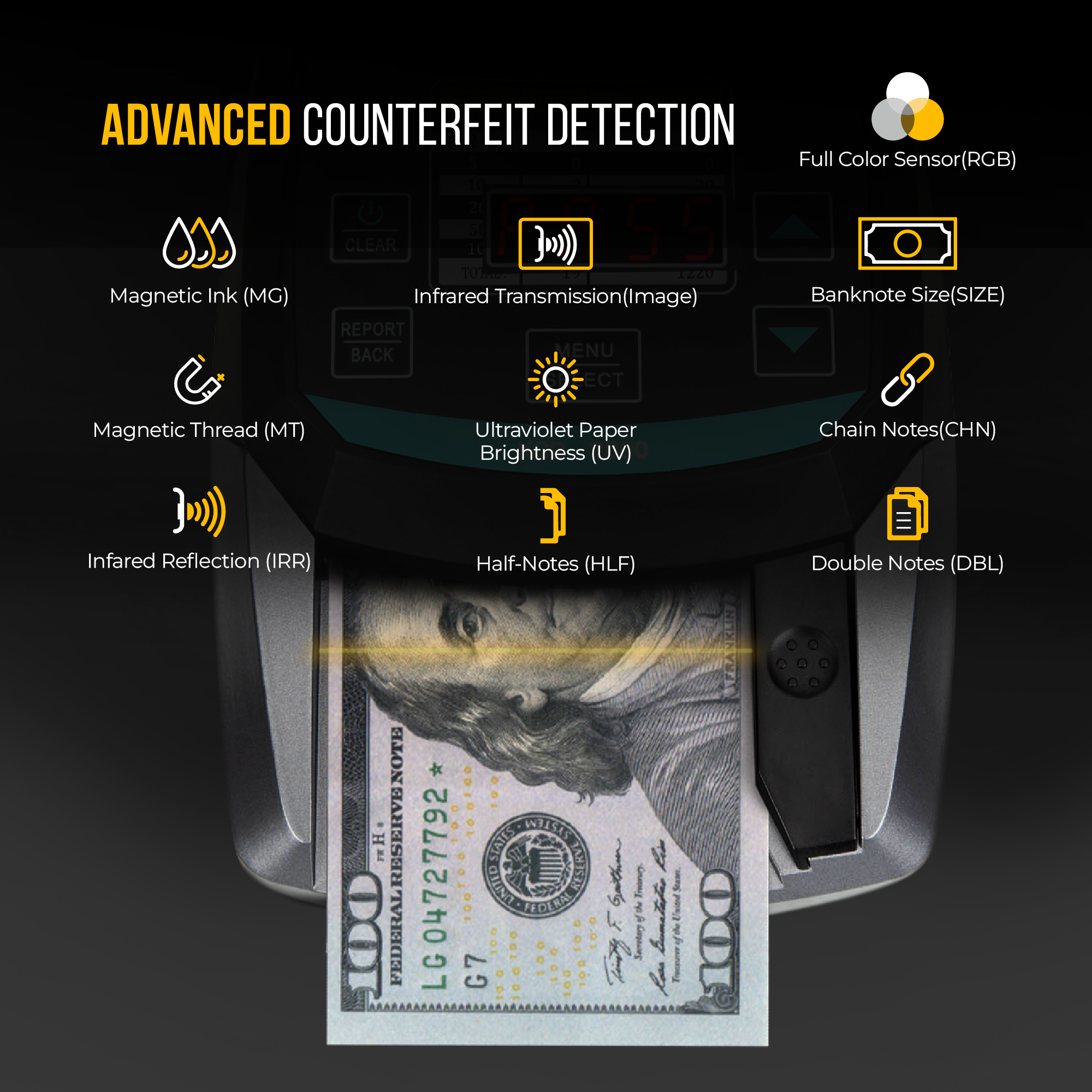 Kolibri KCD-2000 Counterfeit Detector